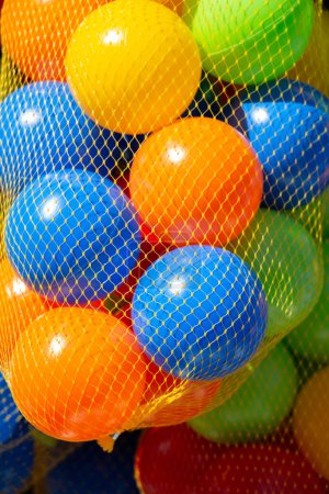 Photo for Rubber ball of various color as a background - Royalty Free Image