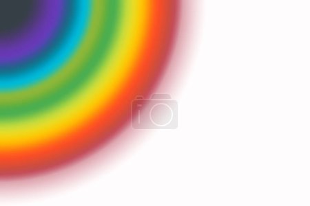 Photo for Elegant color gradations Wallpaper with  bright color of rainbow for website, banner. - Royalty Free Image