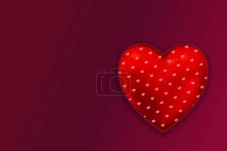 Photo for Connected hearts for love background for happy valentines day card for love, romance, wedding concept - Royalty Free Image