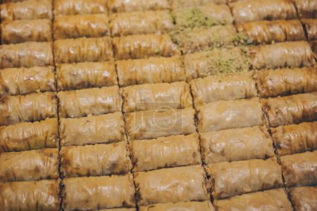 Photo for Traditional Turkish dessert Baklava from Istanbul Turkey - Royalty Free Image