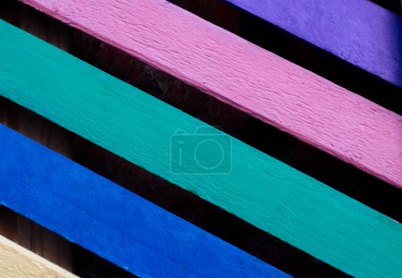 Foto de Fondo colorido del patrón vintage en tablones de parquet de madera - Imagen libre de derechos