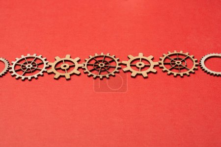 Photo for Gear wheels as The concept of mechanism - Royalty Free Image