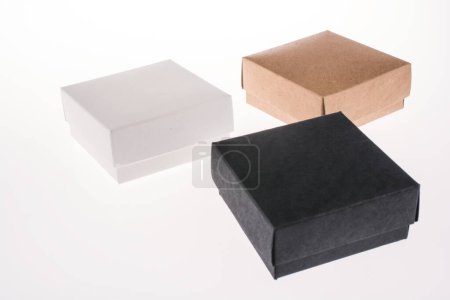 Photo for Cardboard Boxes on a white background - Royalty Free Image