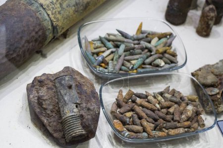 Foto de Vieja munición de bala oxidada de la guerra de Dardanelles - Imagen libre de derechos