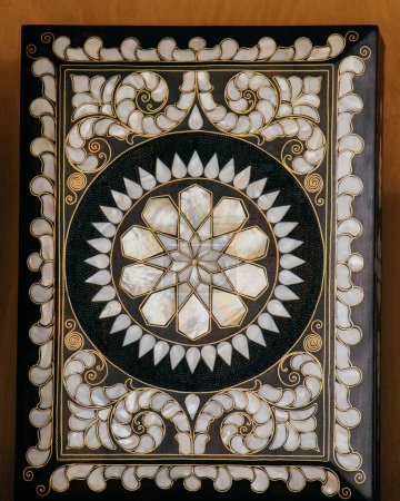 Foto de Ejemplo de arte otomano de incrustaciones de nácar de Estambul - Imagen libre de derechos