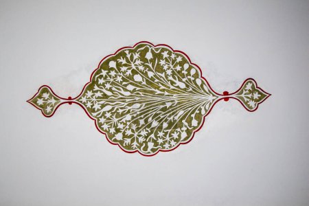 Téléchargez les photos : Exemple de motif d'art floral de l'époque ottomane - en image libre de droit