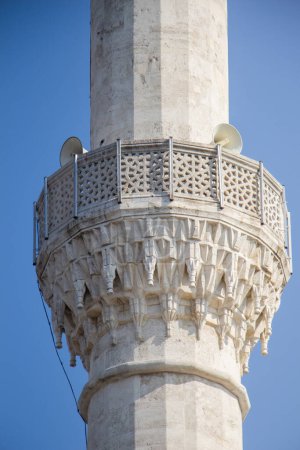 Photo for Minaret of Muslim mosque Religion, islam, tourism and travel concepts - Royalty Free Image