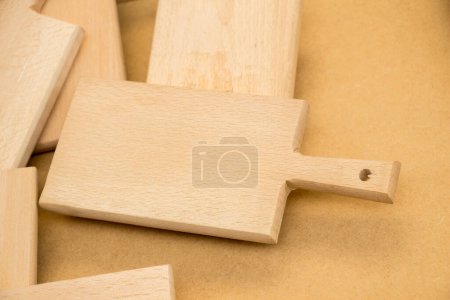 Photo for Wooden chopping board as an kitchen item - Royalty Free Image