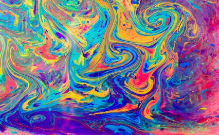 Photo for Traditional marbling artwork patterns as colorful abstract background - Royalty Free Image