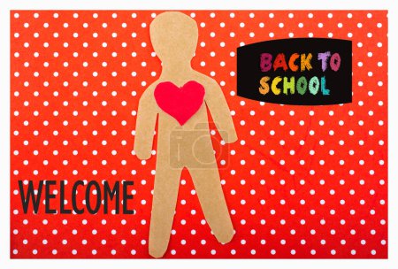 Photo for Back to school, education background  for invitation, promotion poster, banner - Royalty Free Image