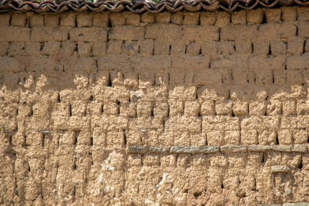 Foto de Antigua textura de fondo de pared de ladrillo grunge vintage con lugar para texto. - Imagen libre de derechos