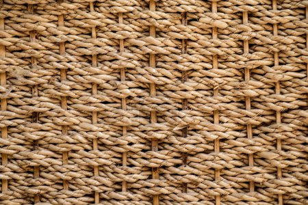 Photo for The texture of straw, weaving from straws background - Royalty Free Image