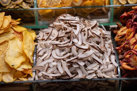 Photo for Various  dried Fruit as snacks in a Bazaar - Royalty Free Image