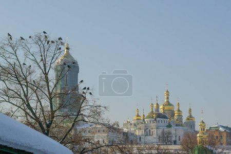 Foto de Vista de la antigua Kiev Pechersk Lavra de Kiev en Ucrania - Imagen libre de derechos