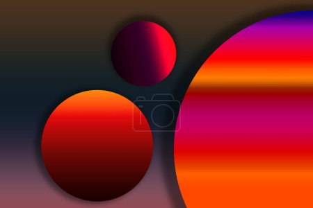 Foto de Modernas formas geométricas abstractas futuristas esfera gradiente - Imagen libre de derechos