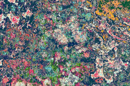 Foto de Patrones de arte jaspeado como fondo colorido abstracto - Imagen libre de derechos
