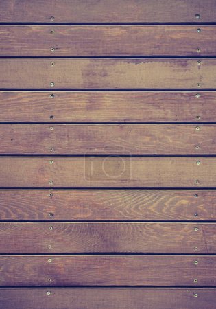Photo for Texture details of an old wooden plunks as background - Royalty Free Image