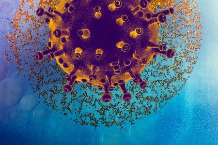 Photo for Stop COVID-19 Corona virus global outbreak pandemic disease - Royalty Free Image