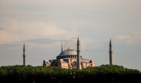 Foto de Santa Sofía, el famoso monumento de la arquitectura bizantina - Imagen libre de derechos