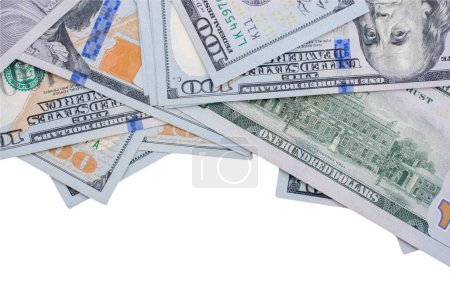 Photo for American currency business concept with dollars bill banknotes.. USD currency concept. Dollar cash background. - Royalty Free Image