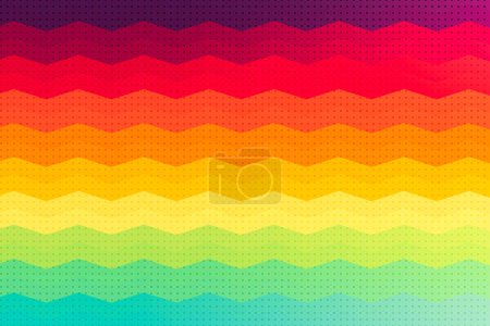 Photo for Colorful wavy abstract background as multi colors modern artwork - Royalty Free Image