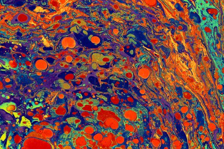 Photo for Abstract marbling art patterns as background - Royalty Free Image
