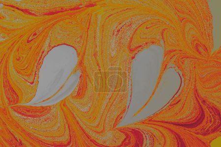 Photo for Abstract marbling heart pattern for fabric,  design. Creative marbling background texture - Royalty Free Image