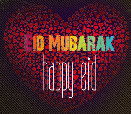 Fête musulmane du sacrifice, Happy Eid al-Adha Moubarak formulation
