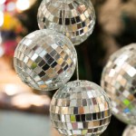 disco balls with mirror pieces for dancing in a disco club