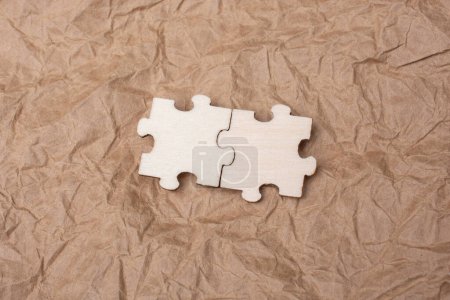 Photo for Piece of jigsaw puzzle as business strategy problem solving concept - Royalty Free Image