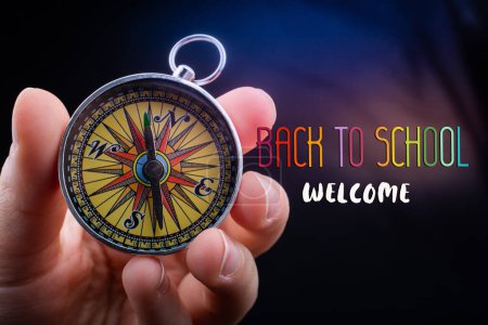 Photo for Back to school wording as educational concept - Royalty Free Image