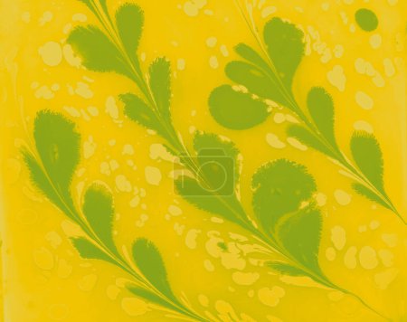 Photo for Abstract marbling floral pattern for fabric, tile design. background texture - Royalty Free Image