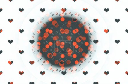 Téléchargez les photos : Créatif abstrait coeur motif texture de fond - en image libre de droit