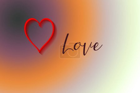 Foto de Forma del corazón como símbolo de amor y cuidado. Feliz día de San Valentín saludo del corazón - Imagen libre de derechos