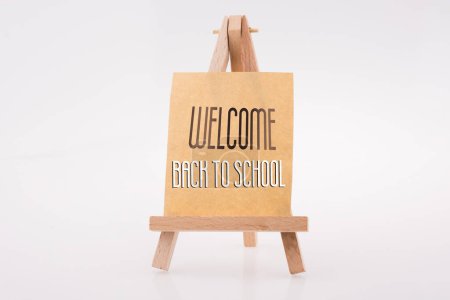 Photo for Back to school wording as educational concept - Royalty Free Image