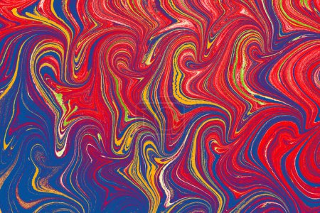 Photo for Abstract creative marbling pattern for fabric,  design background texture - Royalty Free Image