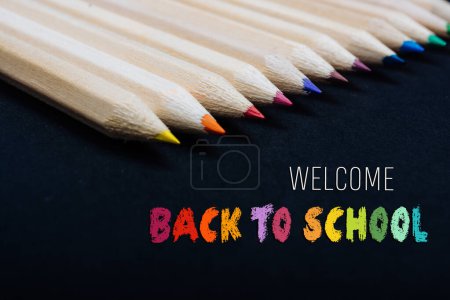 Photo for Back to school design template for invitation, promotion poster, banner - Royalty Free Image