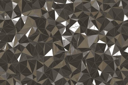 Photo for Polygonal Texture Colorful vibrant colors. Corporate Abstract Geometric Background. Polygonal Crystal Background - Royalty Free Image