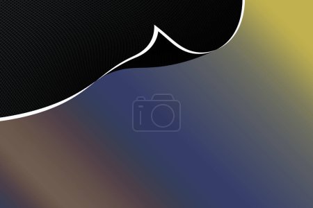 Photo for Abstract  modern  background design  with curly corner for flyers banners with space for text - Royalty Free Image