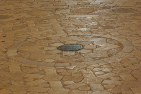 Photo for Serramonacesca - Abruzzo - Abbey of San Liberatore in Maiella - Detail of the floor - Royalty Free Image