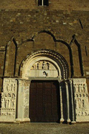 Photo for Fossacesia - Abruzzo - Abbey of San Giovanni in Venere - The Portal of the Moon - Royalty Free Image