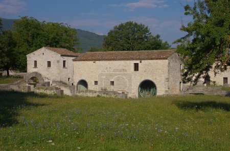Archaeological site of Altilia, Molise, Italy: The buildings that enclose the museum area