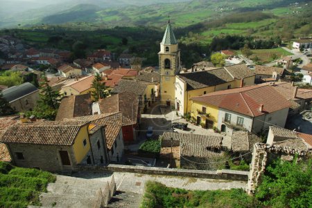 Eglise Madonna del Carmine - San Marco dei Cavoti, province du Bénévent en Campanie, est connue comme la ville de nougat, une production locale typique.