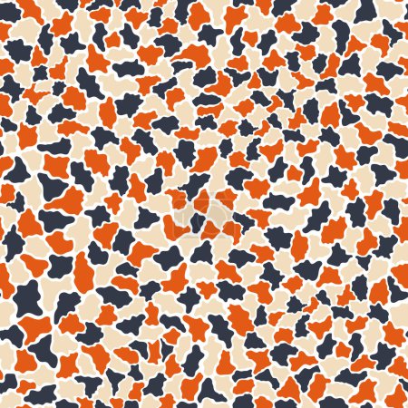 Illustration for Seamless abstract pattern. Print for textile, wallpaper, covers, surface. Vintage template for fashion prints. Freehand Geometrics - Royalty Free Image