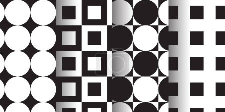 Foto de Fondo geométrico abstracto con cuadrados y formas cuadradas - Imagen libre de derechos