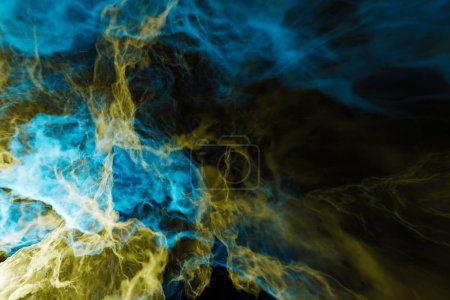 Photo for Abstract Unstructured Smoke Background, 3d rendering - Royalty Free Image