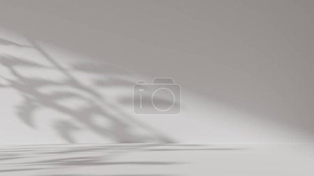 Photo for Minimal product presentation podium backgrounds with shadows, 3d rendering - Royalty Free Image