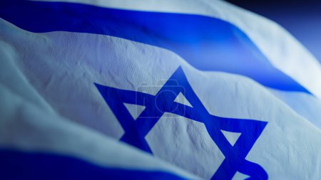 Foto de Israel ondeando Bandera Nacional, 3d renderizado - Imagen libre de derechos