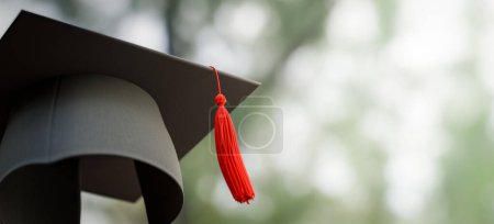 Photo for Curriculum graduation ceremony concept background, 3d rendering - Royalty Free Image