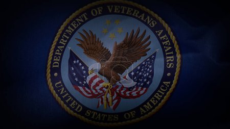 Foto de Flag of the United States Department of Veterans Affairs. - Imagen libre de derechos